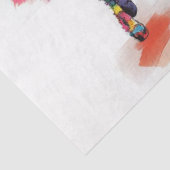 Decoupage grillige standaard poedels Mode Show Tissuepapier (Detail)