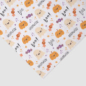 Decoupage Halloween Ghost Pumpkin Tissuepapier (Detail)