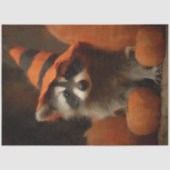Decoupage Halloween Pumpkin Patch Racoon Spellcast Tissuepapier (Voorkant)