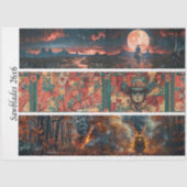 Decoupage Handsaw 26x6" Western Designs  Tissuepapier (Voorkant)