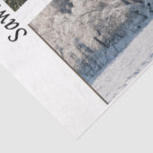 Decoupage Handsaw Design Cowboy, Red Barn, Horses Tissuepapier (Detail)