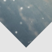 Decoupage Happy Santa Sledding op Hill Tissuepapier (Detail)