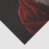 Decoupage heer en mevrouw Claus Portret Tissuepapier (Detail)