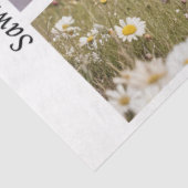 Decoupage Highland Calf Florals Handsaw Designs Tissuepapier (Detail)