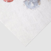 Decoupage Highland Calf Santa Hat Candy Cane Snow  Tissuepapier (Detail)