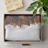 Decoupage Highland Calf Santa Hat Candy Cane Tissuepapier (Geschenk)