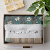 Decoupage Highland Calves Rustic Barn 16x20 Canvas Tissuepapier (Geschenk)