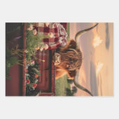 Decoupage Highland Cows Rustic Art Inpakpapier Vel (Voorkant 3)