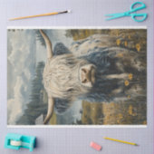 Decoupage Highland Koe Countryside Tissuepapier (Craft)