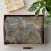 Decoupage Highland Koe Rock Band Tissuepapier (Geschenk)