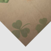 Decoupage Highland St. Patrick Ballerina  Tissuepapier (Detail)