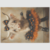 Decoupage Highland Tutu Tinsel Hooves Halloween Tissuepapier (Voorkant)