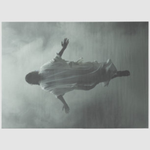 Decoupage Hij is verrezen Paaszondag Tissuepapier