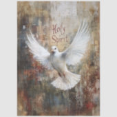Decoupage Holy Spirit Dove Faith Based  Tissuepapier (Voorkant)