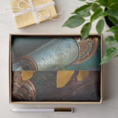 Decoupage Humanoid Robotic Steampunk Tissuepapier (Geschenk)