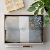 Decoupage Hydrangea Flowers Drawer Fronts 29x8 Tissuepapier (Geschenk)