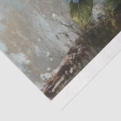 Decoupage Hydrangea Flowers Drawer Fronts 29x8 Tissuepapier (Detail)