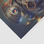 Decoupage Ierse Wolfshond Steampunk Tissuepapier (Detail)