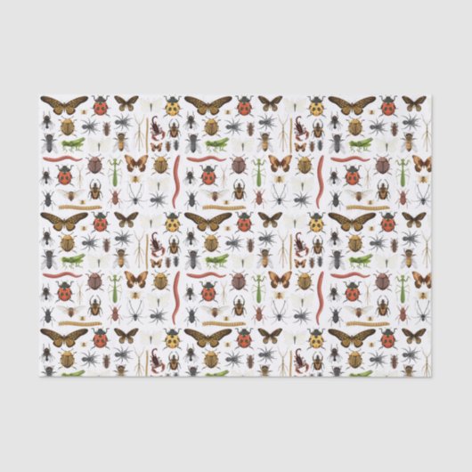 Decoupage Insecten Verjaardagsfeest Tissuepapier (Voorkant)