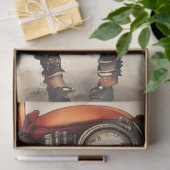 Decoupage Inspector Andrea Steampunk Style Tissuepapier (Geschenk)