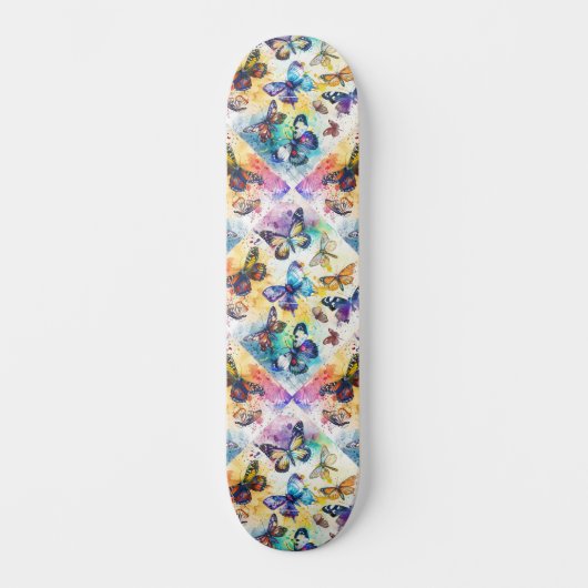 Découpage Inspiré Papillon Collecte Skateboard (Recto)