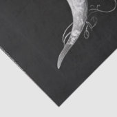 Decoupage Intrigerende Black White Highland Koe Tissuepapier (Detail)