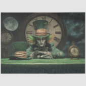 Decoupage Irish Charm Wonderland Cheshire Cat Tissuepapier (Voorkant)