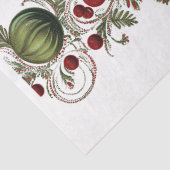 Decoupage Kerstcascade van Ornamenten Tissuepapier (Detail)