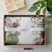 Decoupage Kerstcascade van Ornamenten Tissuepapier (Geschenk)