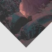 Decoupage Kleurrijke Heksen Dansen Noorderlicht Tissuepapier (Detail)