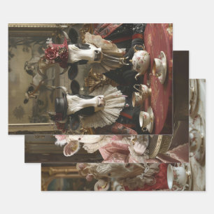 Decoupage Koeien Whimsical Boerderij Koeien Inpakpapier Vel