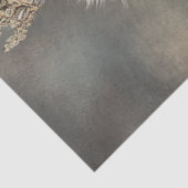 Decoupage Koninklijke Grote Pyreneeën, Gunner gena Tissuepapier (Detail)