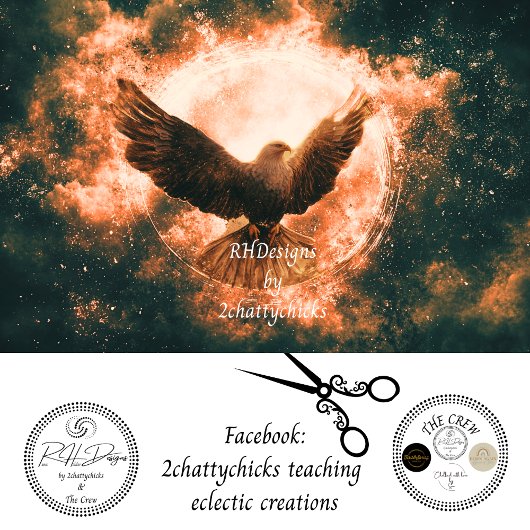 Decoupage Kosmische Atmosfeer Adelaarsvleugels Spr Tissuepapier