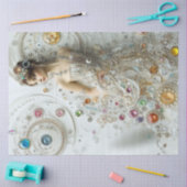 Decoupage Lady Sieraden Art wervelende patronen Tissuepapier (Craft)