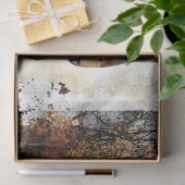 Decoupage Landschap Paard Dubbele Blootstelling Bo Tissuepapier (Geschenk)