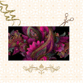 Decoupage Landschap Paisley Magenta Tapestry Tissuepapier