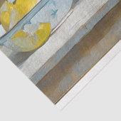 Decoupage Lemons Rustic Farmhouse Tissuepapier (Detail)