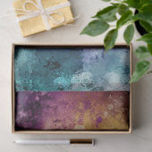 Decoupage Levendig Gekleurd Paarse Blauw Geel Groe Tissuepapier (Geschenk)