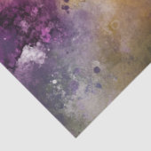 Decoupage Levendig Gekleurd Paarse Blauw Geel Groe Tissuepapier (Detail)