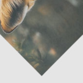 Decoupage Levendige Fotografie van Rode Sinaasappe Tissuepapier (Detail)