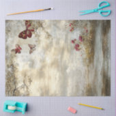 Decoupage Linker Side Story Book Design Landschap Tissuepapier (Craft)