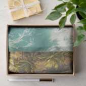 Decoupage Luchtfoto Hawaiian Beach Palmbomen Tissuepapier (Geschenk)