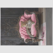 Decoupage Luxe Luipaard Loungen Tissuepapier (Voorkant)