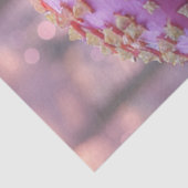 Decoupage magische tuin van roze paddestoelen tissuepapier (Detail)