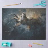 Decoupage Majestic 9 Point Deer Antlers Tissuepapier (Craft)