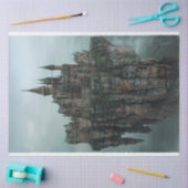 Decoupage Majestic Castle Middeleeuws Fort Tissuepapier (Craft)