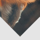 Decoupage Majestic Fox Regal Flair Tissuepapier (Detail)