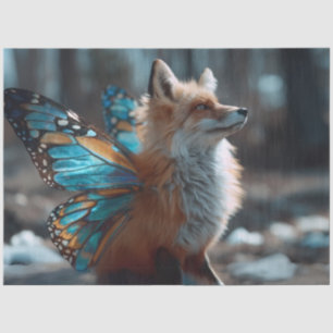 Decoupage Majestic Gevleugelde Mythische Vos Tissuepapier