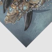 Decoupage Majestical White Mare Lady Elegance Tissuepapier (Detail)