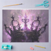 Decoupage Majestueuze Paarse Kroon van de Heer Tissuepapier (Craft)